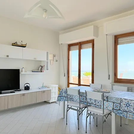 P095 - Porto Recanati, Nuovo Trilocale Con Ampio Terrazzo Vista Mare *